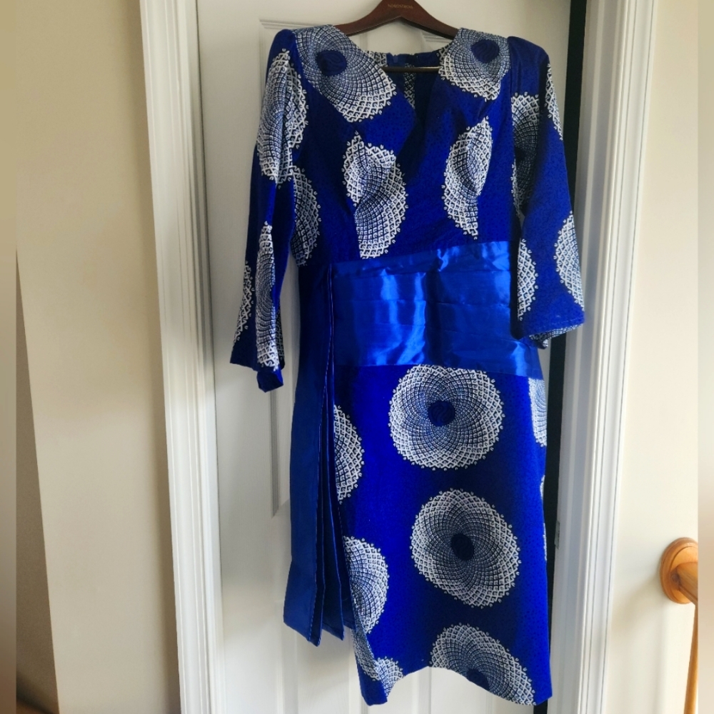 African print dress
